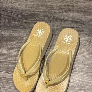 Tory Burch Tan Flip-Flop Sandals